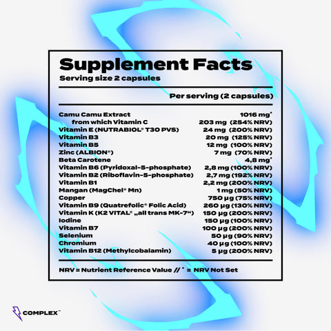 Complex™ Titan Pre-workout - složení